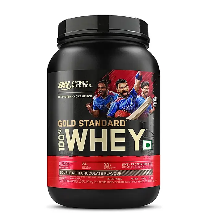 ON Gold Standard 100% Whey Protein Powder | Double Rich Chocolate | 907g
