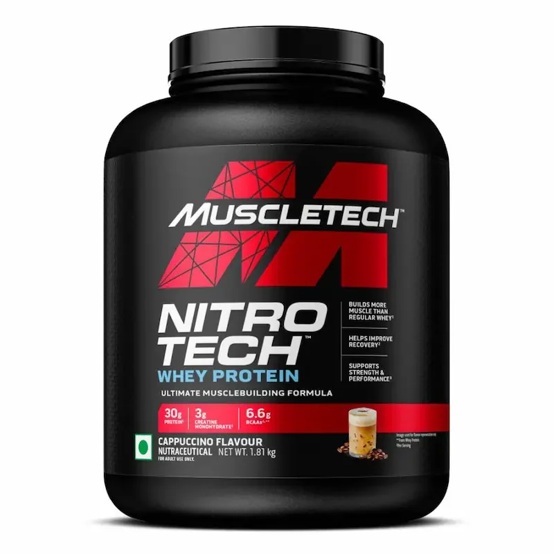 MuscleTech Nitro-Tech Whey Protein | Cappuccino | 1.81kg