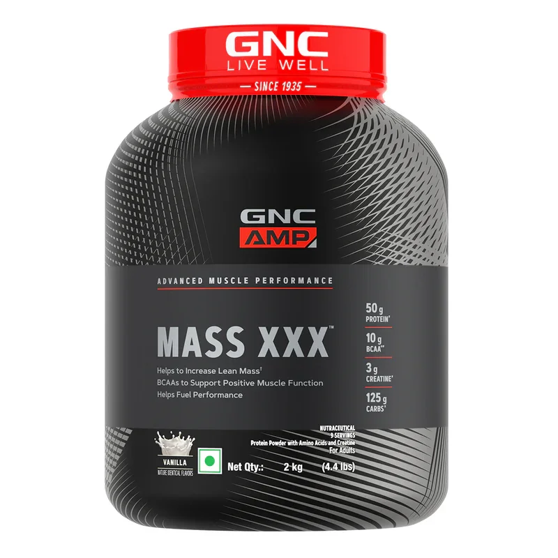 GNC AMP Amplified Mass XXX | Vanilla | 2kg