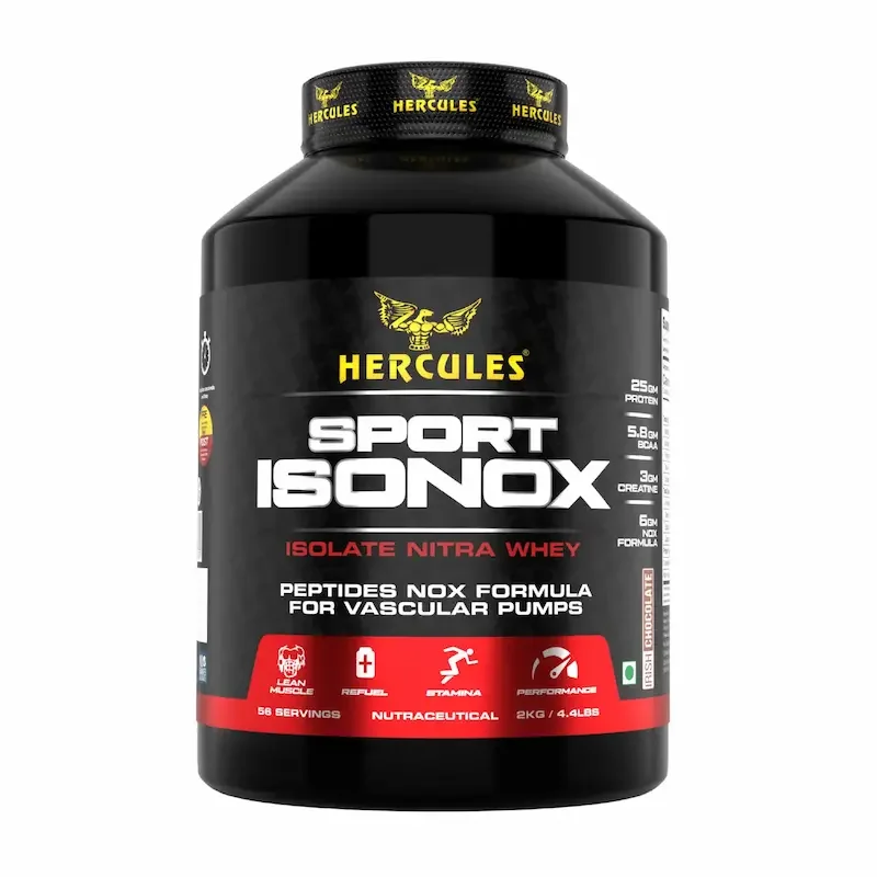 Hercules Sports IsoNox Isolate Nitra Whey Protein | Irish Chocolate | 2kg