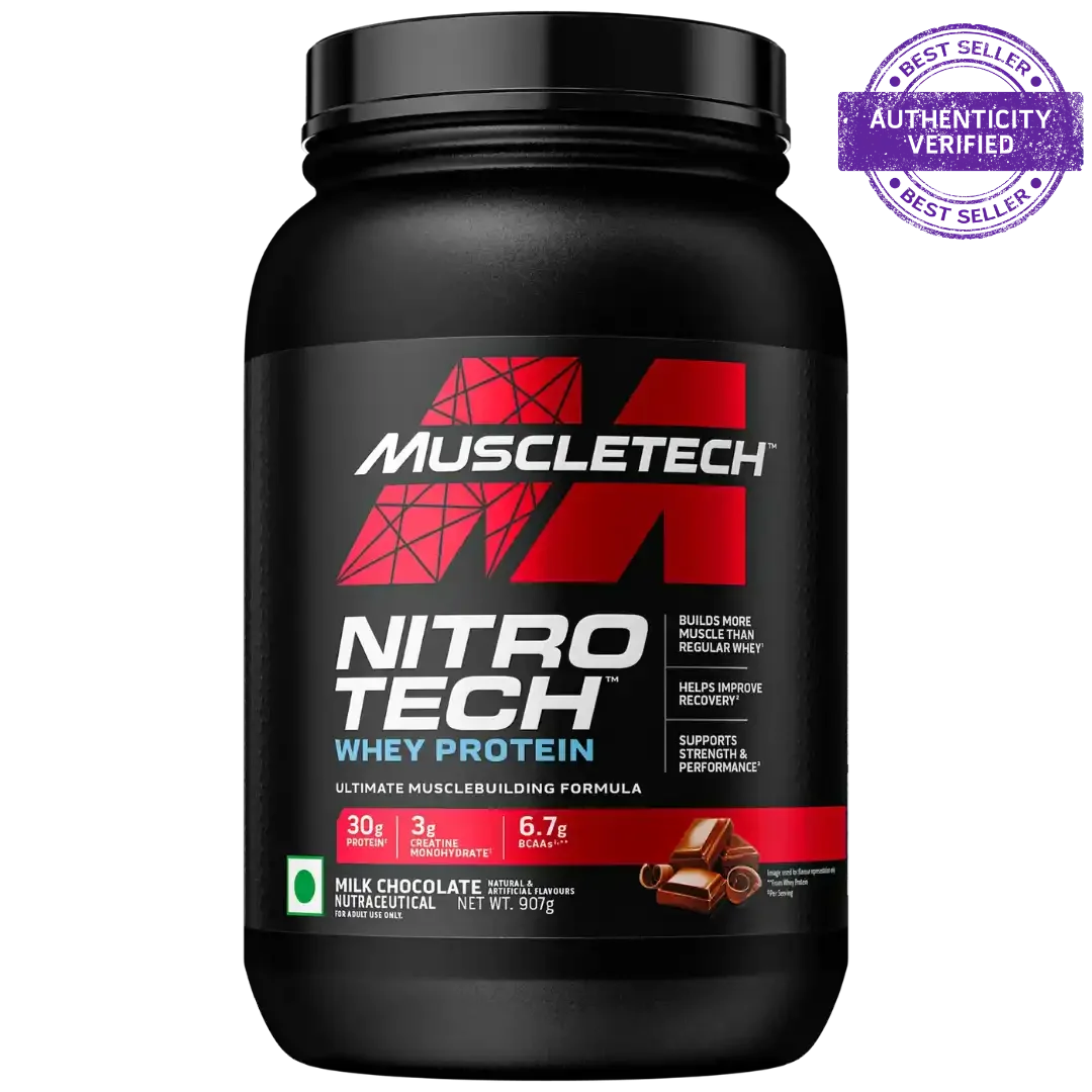 MuscleTech Nitro-Tech Whey Protein | Milk Chocolate | 907g