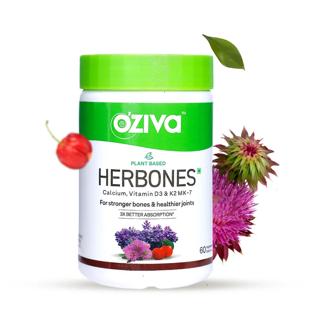 Oziva HerBones for Healthier Bones - 60 Capsules