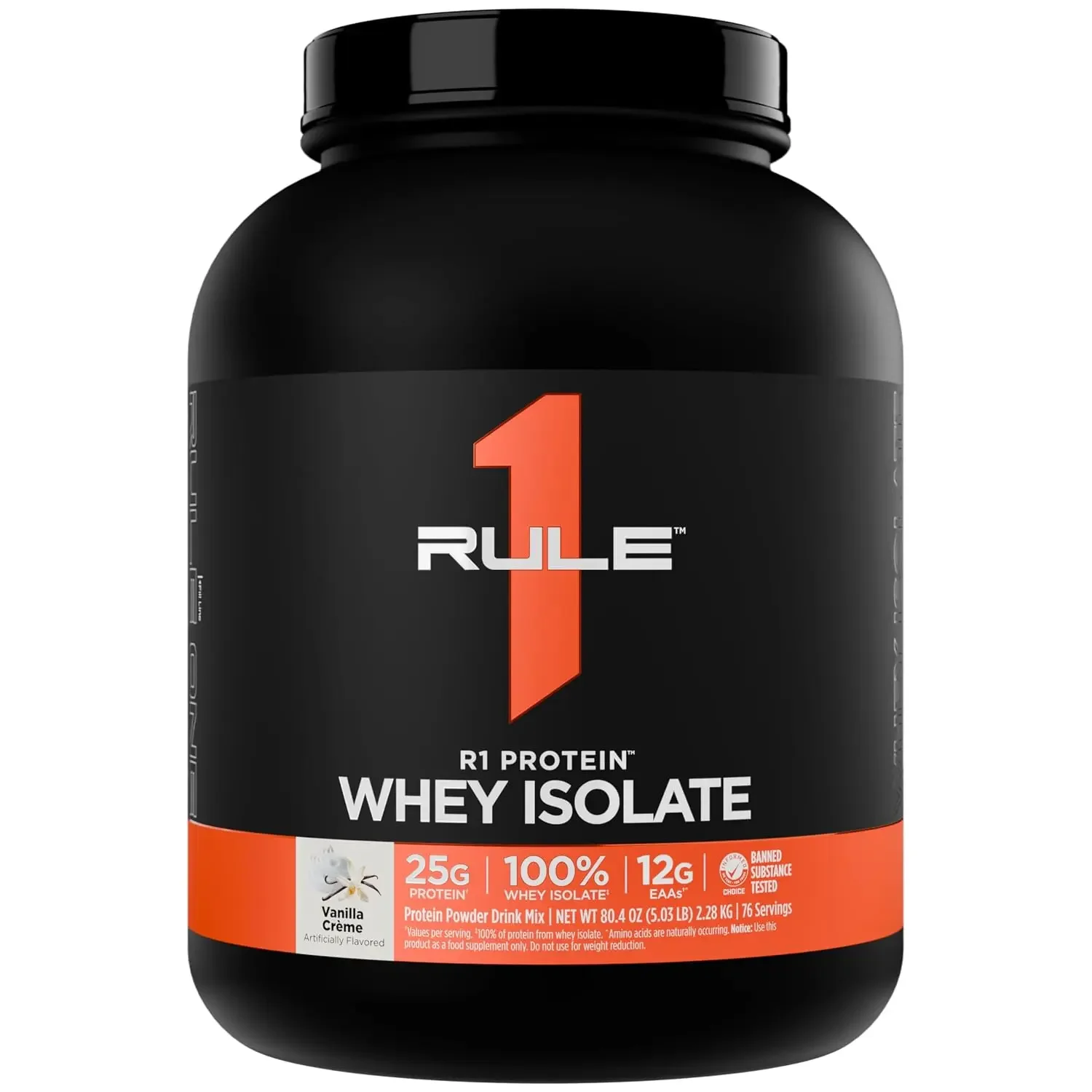 Rule 1 Proteins R1 Protein - 25g Fast-Acting, Super-Pure 100% Isolate and Hydrolysate Protein Powder (Chocolate Fudge) 2.27kg