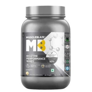 MuscleBlaze Biozyme Performance Whey | French Vanilla Creme | 1kg
