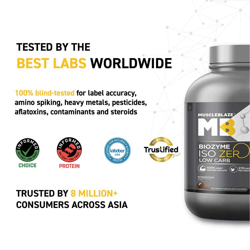 prd 3968183 MuscleBlaze Biozyme IsoZero 4.4 lb Low Carb Ice Cream Chocolate o