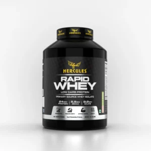 Hercules Rapid Whey Low Carbs Protein | Kesar Pista | 2kg