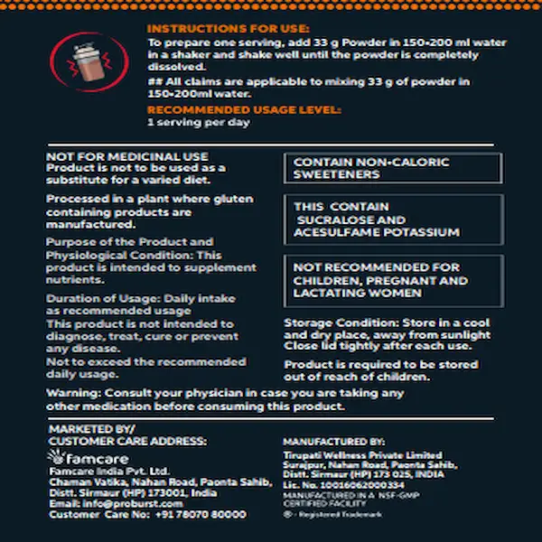 instruction irish 1kg