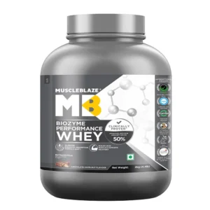 MuscleBlaze Biozyme Performance Whey | Chocolate Hazelnut | 2kg